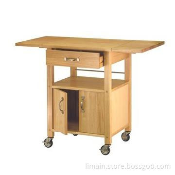 Kitchen Cabinet Organizer, Made of Wooden and Metal Materials